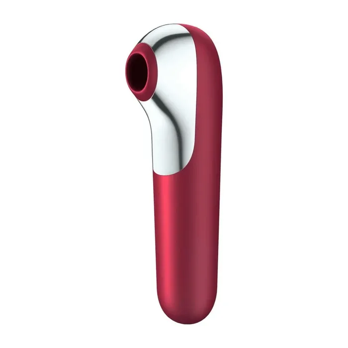 Dual Love Luft-Saugvibrator – Rot