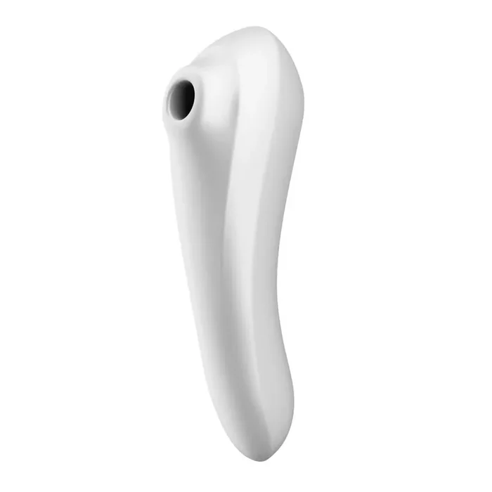 Dual Pleasure Saugvibrator – Weiß