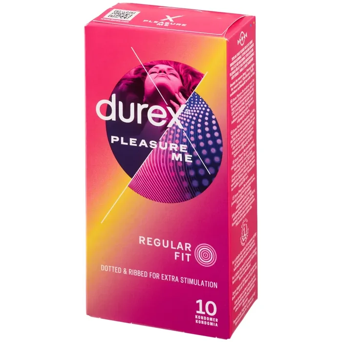 Durex Pleasure Me Gerippte und Genoppte Kondome 10 Stk