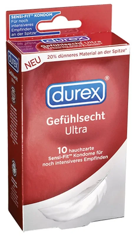 Durex Sensitive Ultra Kondome – 10 Stück