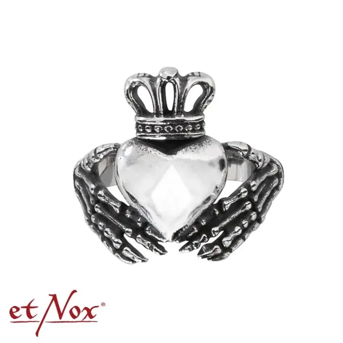Edelstahl-Ring – Claddagh