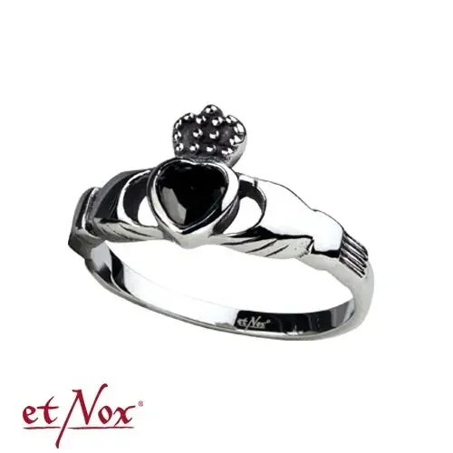 Edelstahlring „Claddagh“