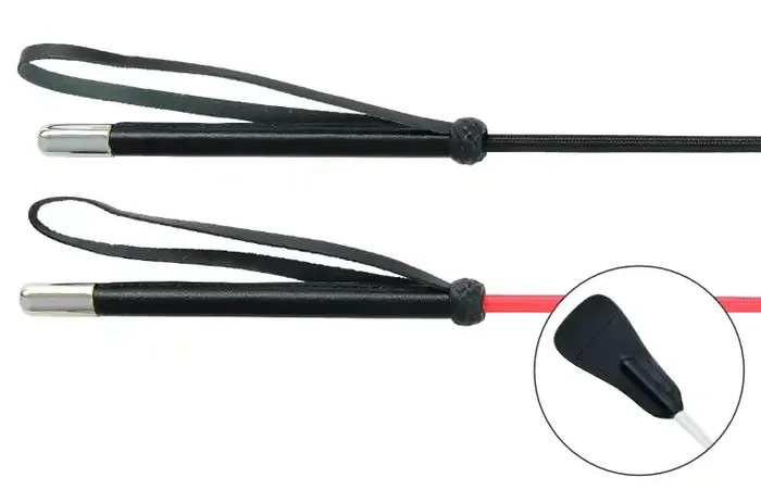 einfache Springgerte mit Lederklatsche