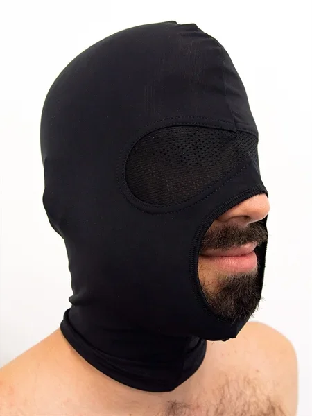 Elastische Gesichtsmaske ‚Mesh Eyes‘ schwarz