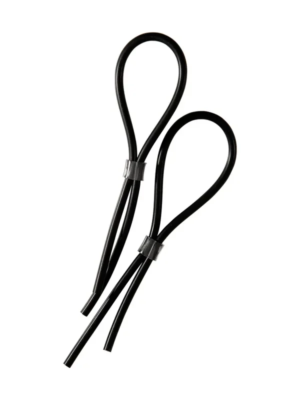 ElectraStim ElectraLoops Rubber Elektro-Penisschlaufen, schwarz