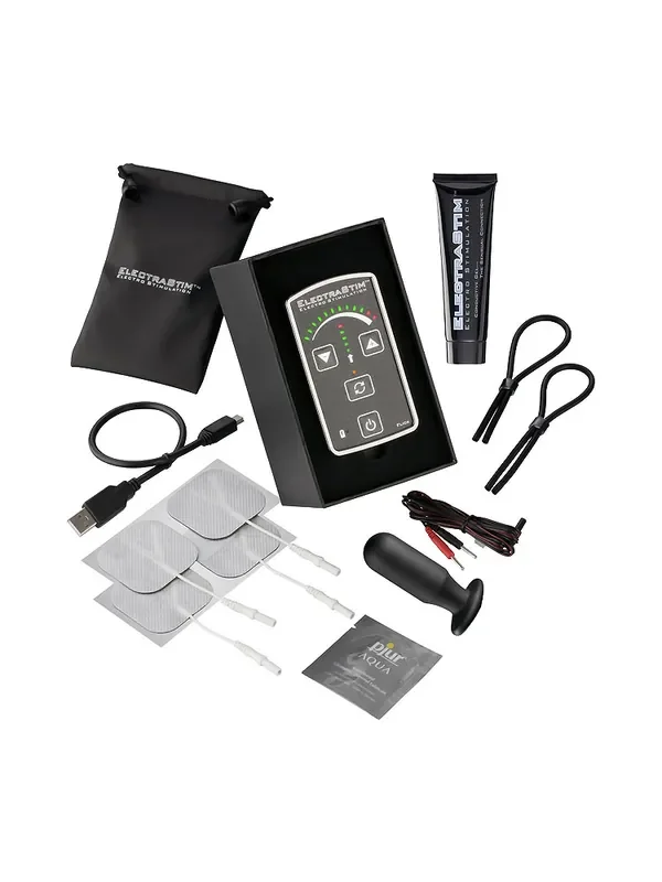 ElectraStim Flick Multi-Pack Elektro-Set, schwarz/silber