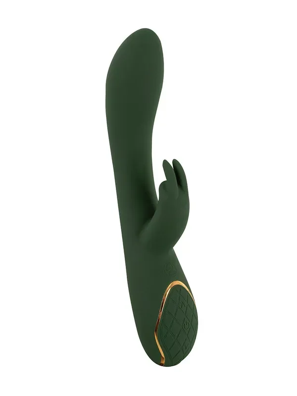 Emerald Love Luxurious Rabbit Bunny-Vibrator, grün
