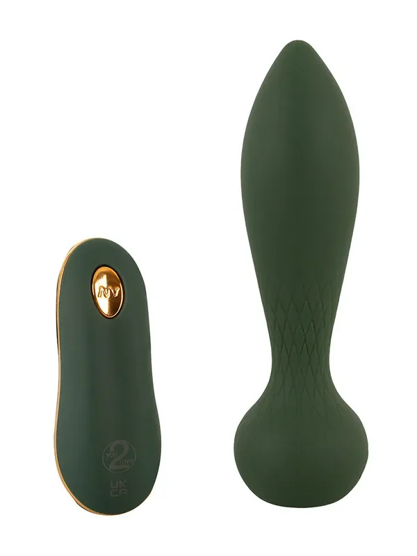 Emerald Love Luxurious RC Anal Plug Vibro-Analplug, grün