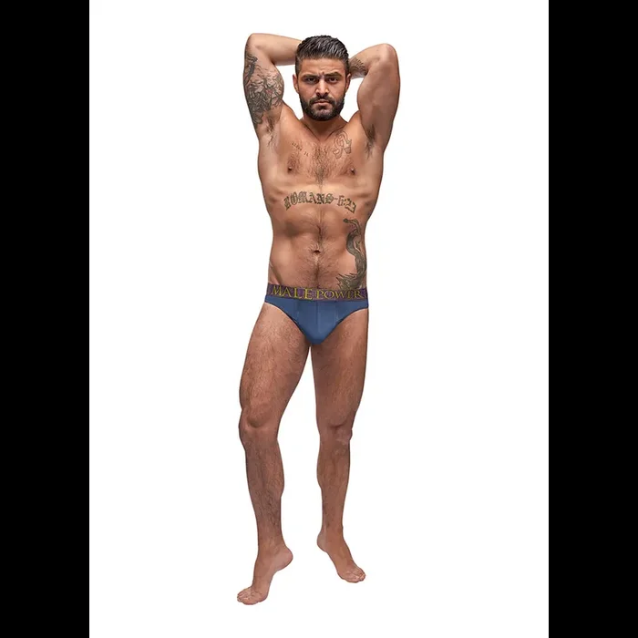 Enhancer Thong – L/XL – Antique Blue
