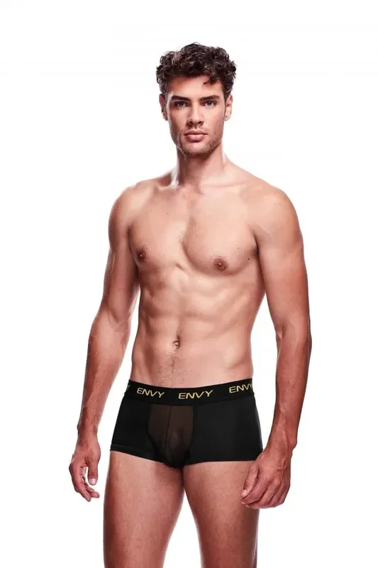 Envy Transparente Herrenshorts – Schwarz