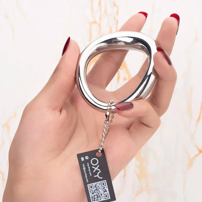Ergonomic Steel, Gold or Rainbow cock ring