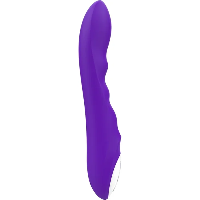 ergonomischer Vibrator aus Silikon lila
