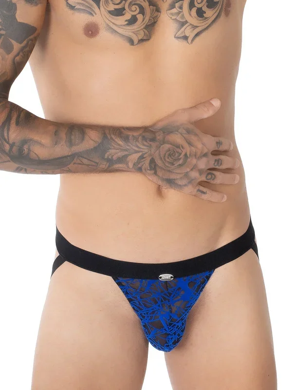 Eros Veneziani Azzurro: Jock, schwarz/blau