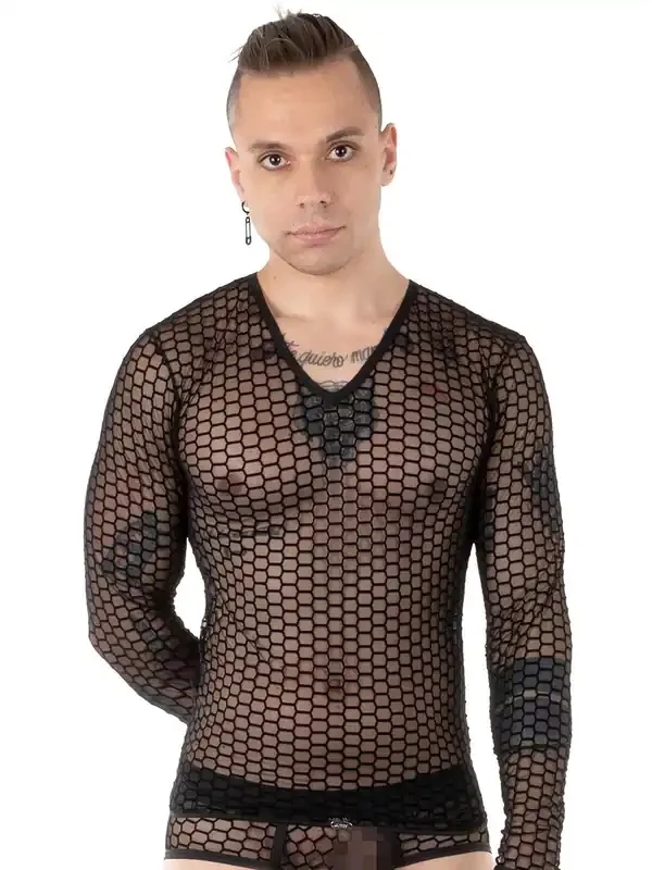 Eros Veneziani Cella Longshirt, schwarz