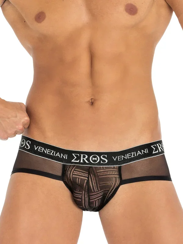 Eros Veneziani Geometrico: Brief, schwarz