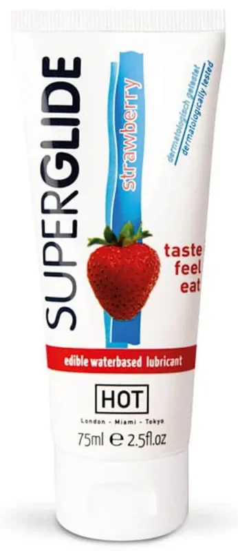 Essbares Gleitmittel 75mL Erdbeergeschmack