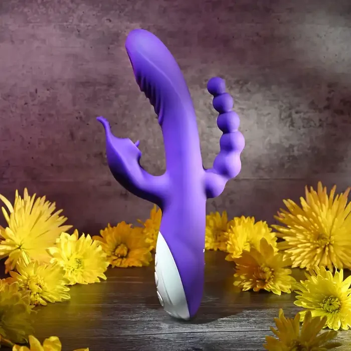 Evolved – Lick Me Triple Stim Vibe Vibrator – Lila
