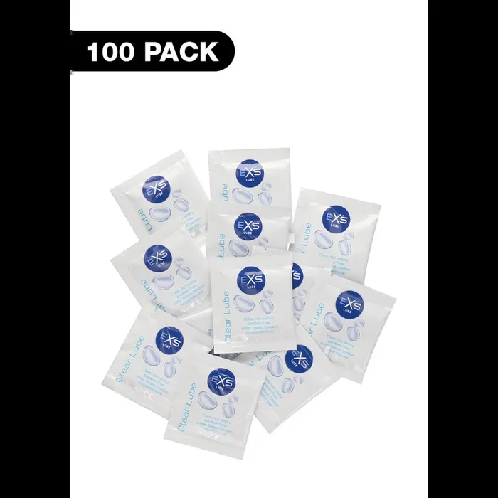 EXS Clear Lube – 100 Pieces