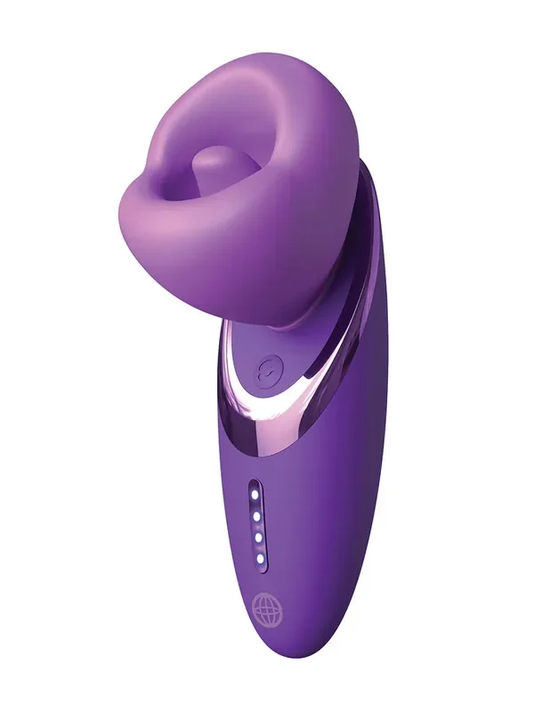 Fantasy For Her Pleasure Sucker Saugschale mit Vibro-Leckzunge, lila