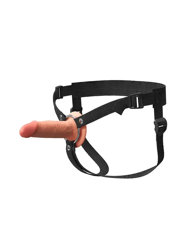 Fantasy X-Tensions Elite Hollow 5” Strap-On, hautfarben hell