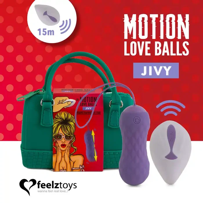 FeelzToys – Jivy Remote Liebeskugeln – Lila