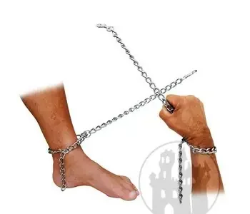 Fesselset Metallkette