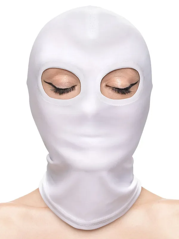 Fetish & Fashion Eyes Hood Kopfmaske, weiß