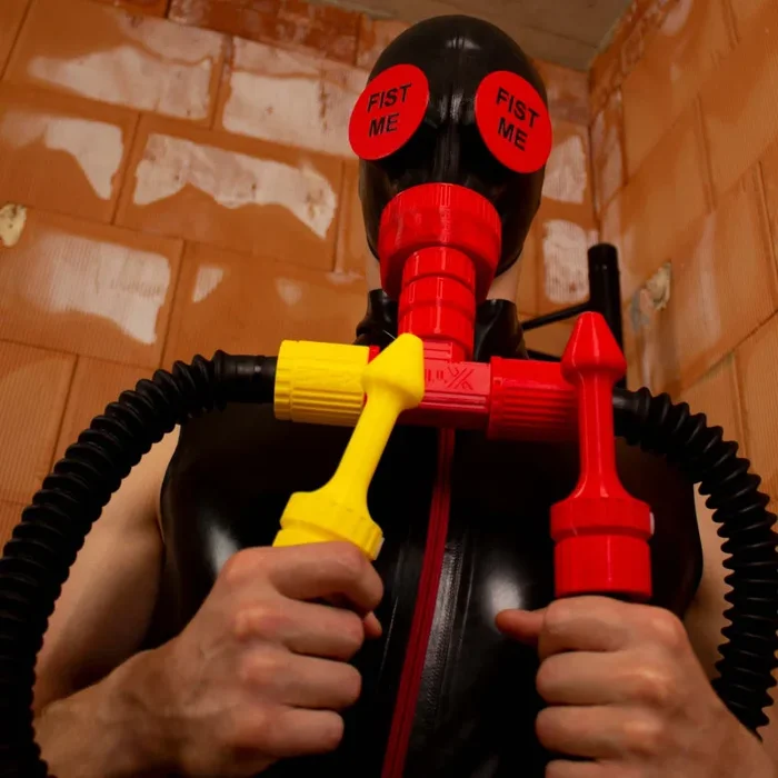 Fetish Augenklappen für GP5 Gasmaske ‚FIST ME‘