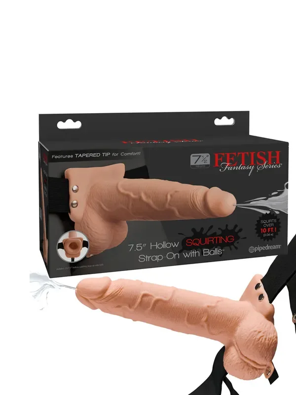 Fetish Fantasy Strap-On Squirting 21,6cm Strap-On-Dildo, haut