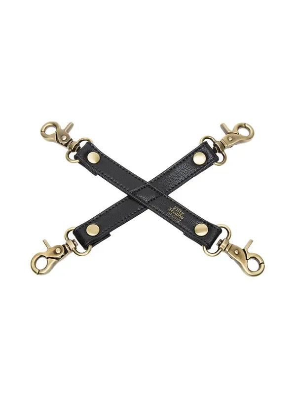 Fifty Shades of Grey Bound To You Hog Tie Fesselkreuz, schwarz/gold