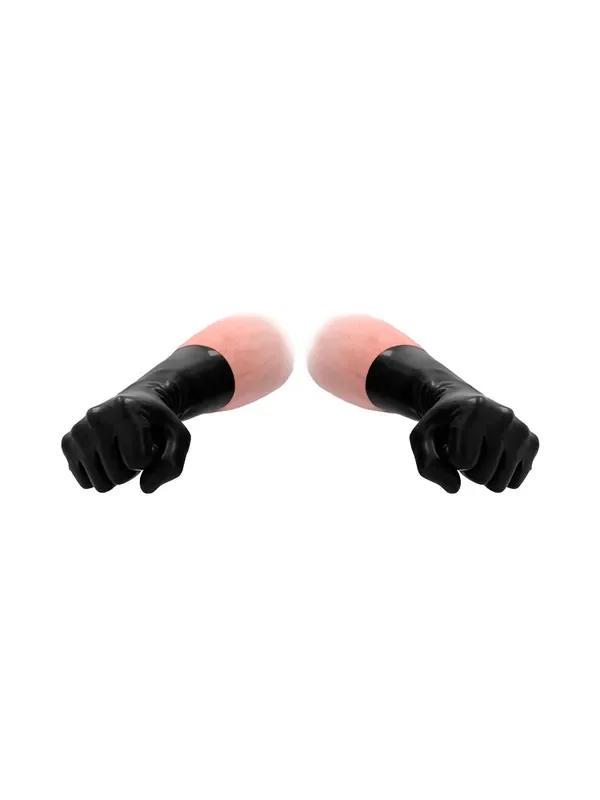 Fist It Latex Gloves Latex-Handschuhe, schwarz