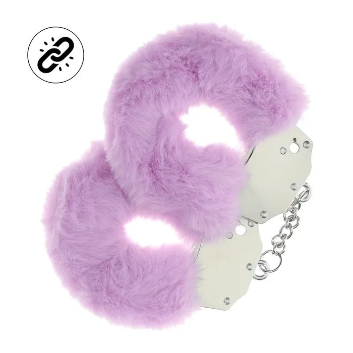 Flauschige Handschellen – Lavendel