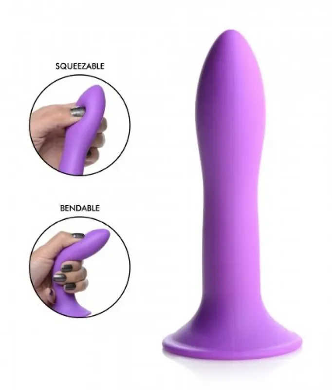 Flexibler Dildo aus Silikon – Lila