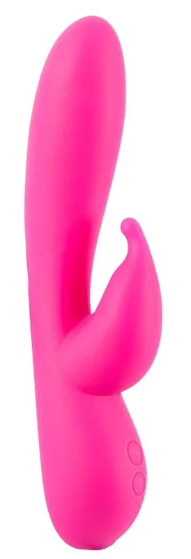 Flexibler Rabbitvibrator mit 7 Vibrationsmodi und 2 Motoren Sweet Smile Pink
