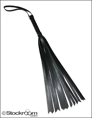 Flogger in schwarz