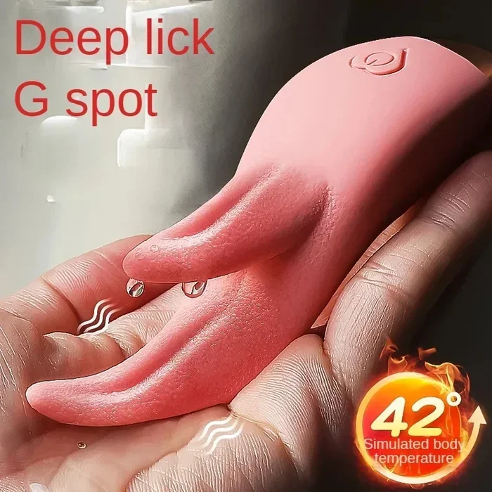 G-Punkt & Klitoris Vibrator – Zunge Lecken & Nippel Stimulation für Frauen