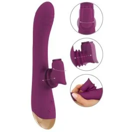 G-Punkt Vibrator mit Beweglichem Klitorisstimulator – Javida