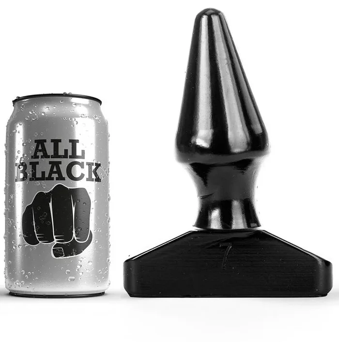 GANZ SCHWARZ STECKER ANAL 16CM