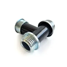 Gasmaskenschlauch T-Splitter M-F-M