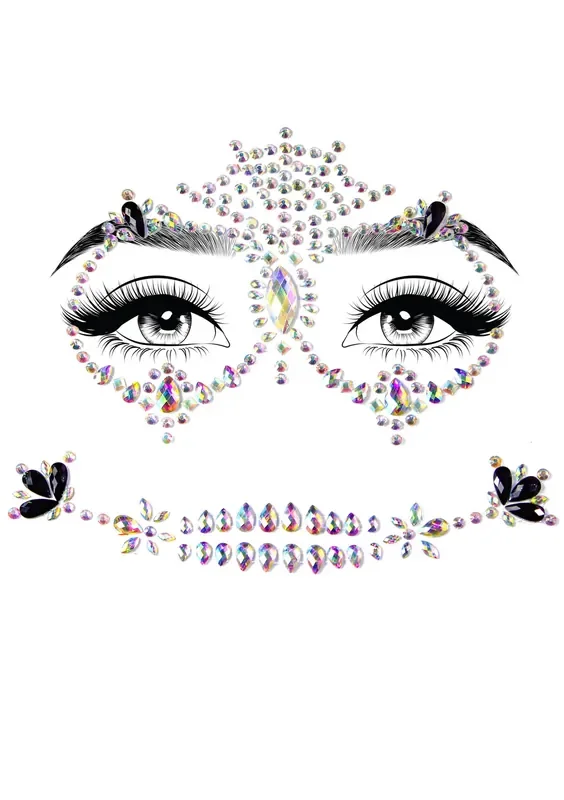 Gesichtsschmuck – Calavera