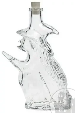 Glasphiole Hexe