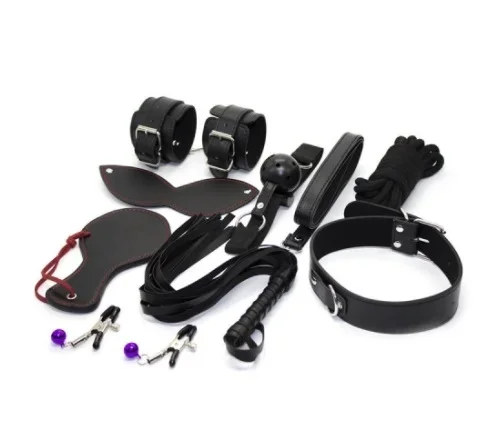 Großes Bondage Fessel-Set aus Kunstleder