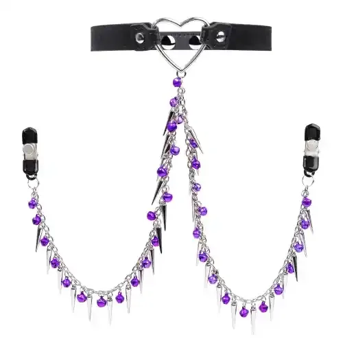 Halsband mit Brustklammer