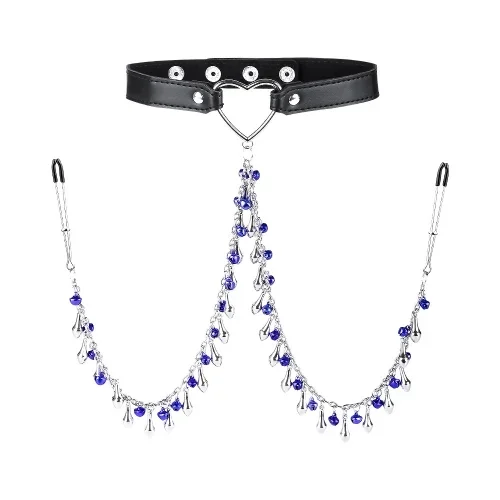 Halsband mit Brustklammer