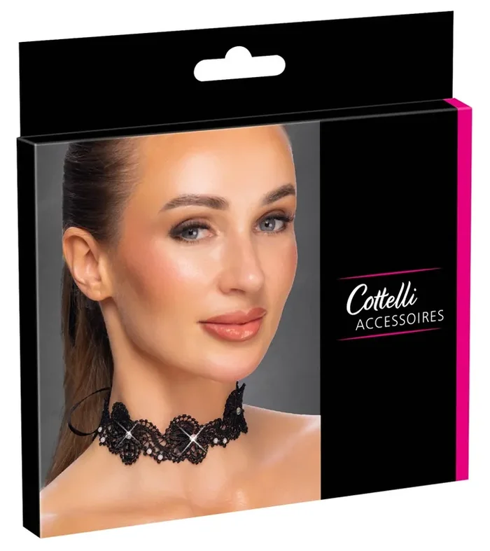 Halsband schwarz S-L