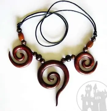Halskette Spirale dreifach