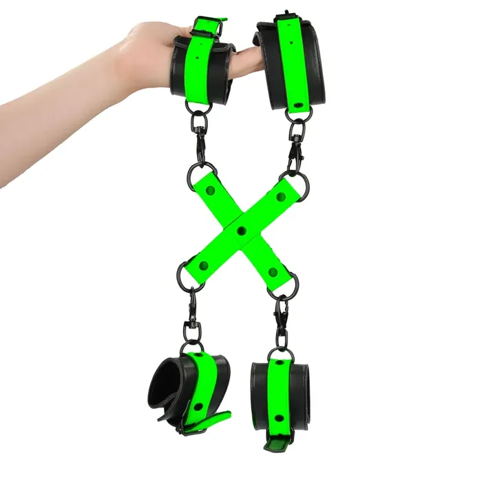 Hand- und Fußfesseln – Glow in the Dark