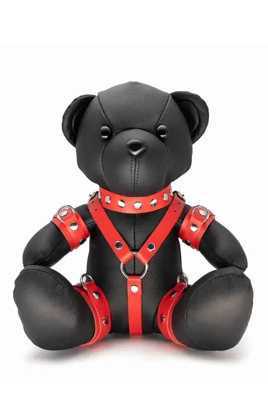 Handgefertigter Teddy Eddy Bear rot