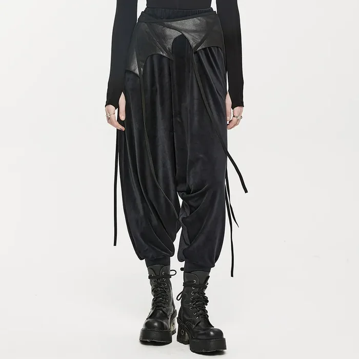 Harem-Hose mit Batwing-Gürtel