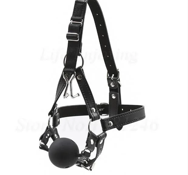 Harness mit Knebel und Nasenklemme